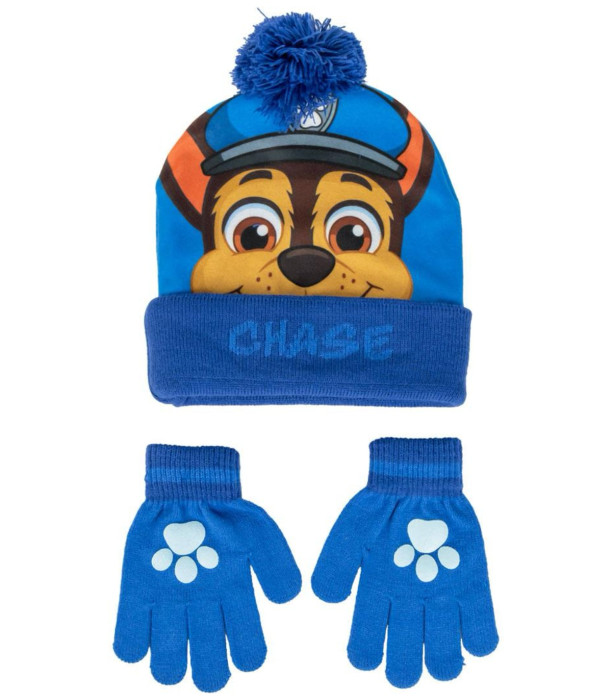CHILDREN'S WINTER HAT WITH PAW PATROL GLOVES Cerda