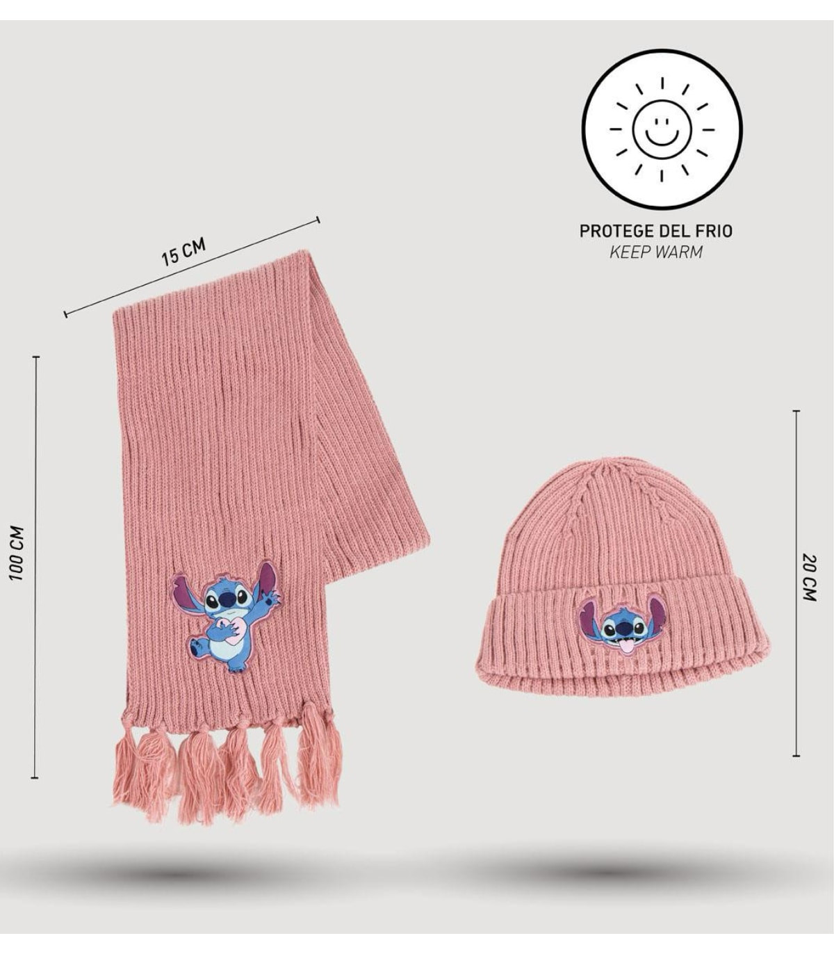 CHILDREN'S HAT WITH SCARF STITCH Cerda
