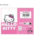 HELLO KITTY CHILDREN'S WINTER HAT WHITE WITH PINK BOW Cerda