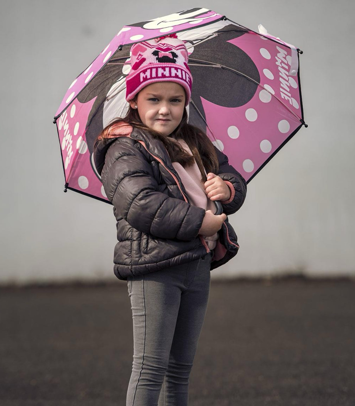 CHILDREN'S UMBRELLA MECHANICAL POLYESTER MINNIE Cerda