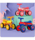 CHILDREN'S BALANCE MOTOR COLORFUL WITH 4 WHEELS + SOUND Armtoys