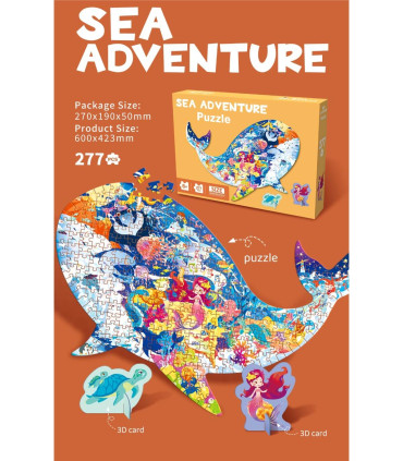 CHILDREN'S PUZZLE FISH 277 PIECES SEA TALE Armtoys