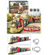 CHILDREN'S BIG SMOKING TRAIN RAIL KING Armtoys