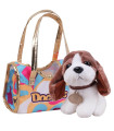 PLUSH LITTLE DOG IN A BAG