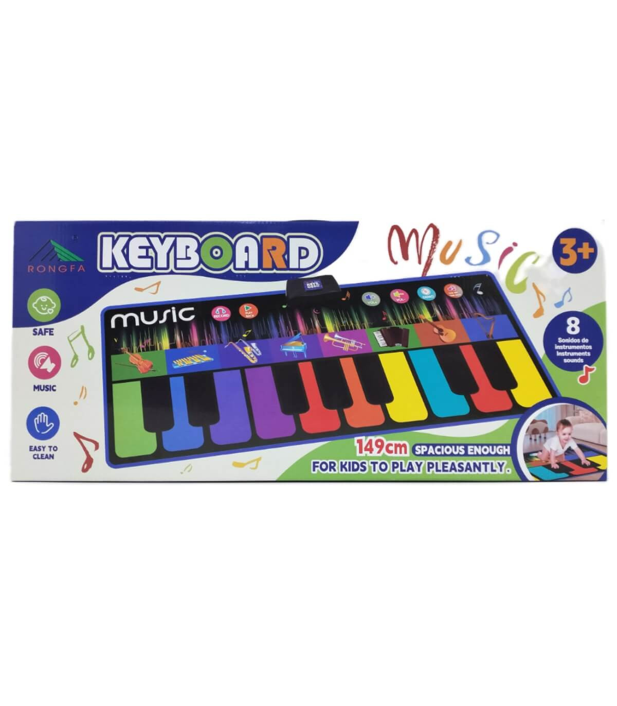 BABY MUSICAL RUG PIANO 149 CM Armtoys