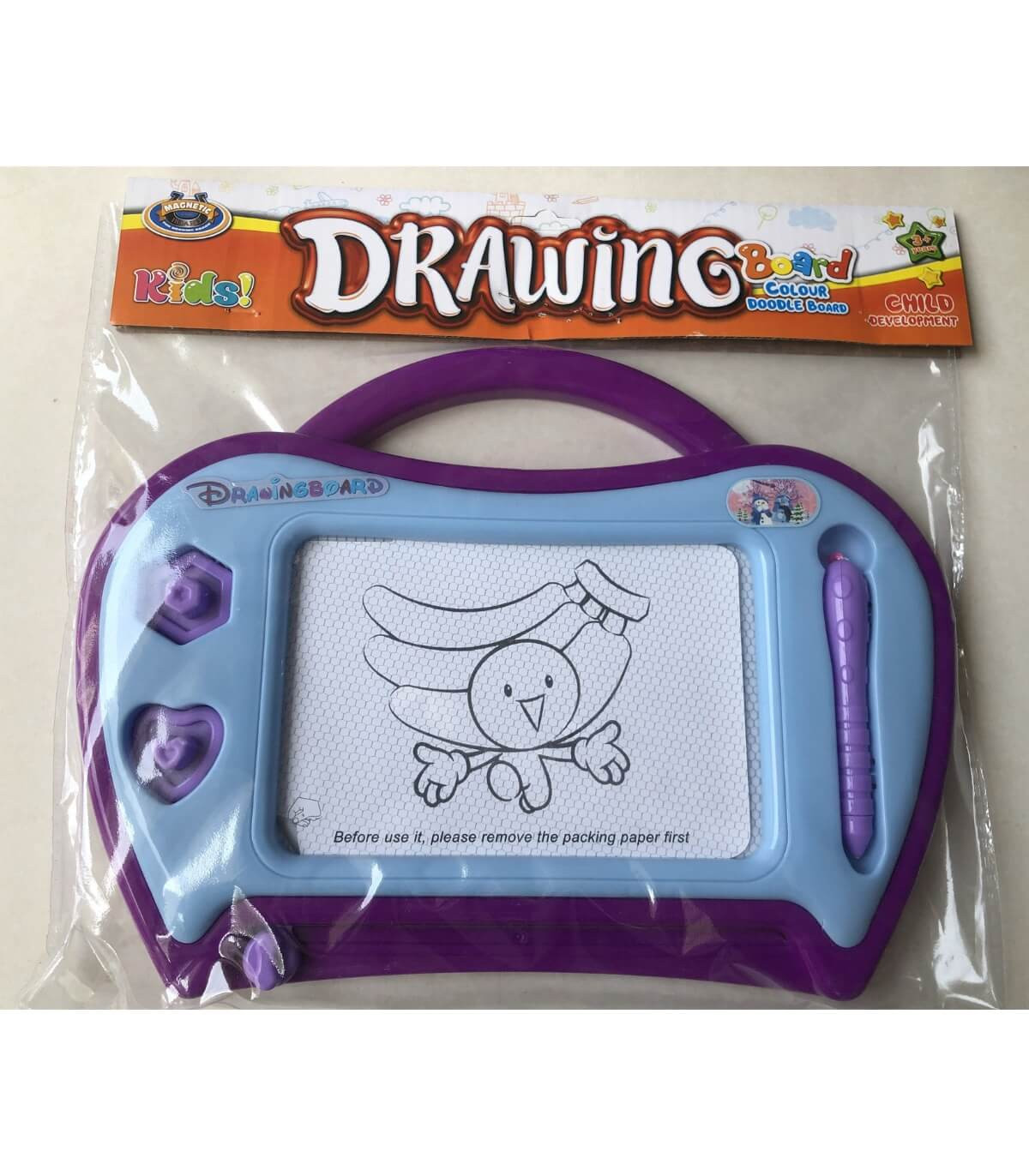 MAGNETIC BOARD FOR DRAWING AND WRITING IN A POUCH Armtoys