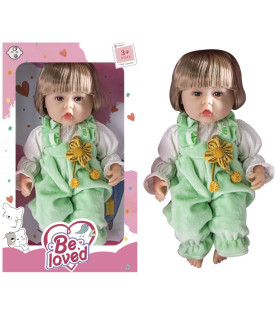 DOLL BE LOVED WITH GREEN OVERALL Armtoys