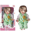DOLL BE LOVED WITH GREEN OVERALL
