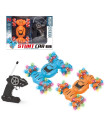 CHILDREN'S CAR STUNT DRIVER WITH REMOTE CONTROL JOYSTICK AND LIGHT-UP TIRES
