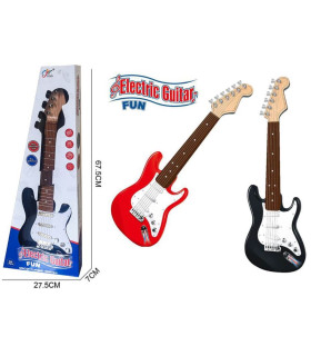 BATTERY-OPERATED CHILDREN'S ELECTRIC GUITAR IN BOX 2 COLORS Armtoys