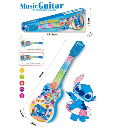 CHILDREN'S SMALL BATTERY GUITAR STITCH Armtoys