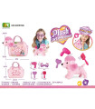 PLUSH PINK POODLE IN A FLUFFY BAG