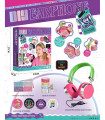 CHILDREN'S HEADPHONES WITH STICKERS AND STONES
