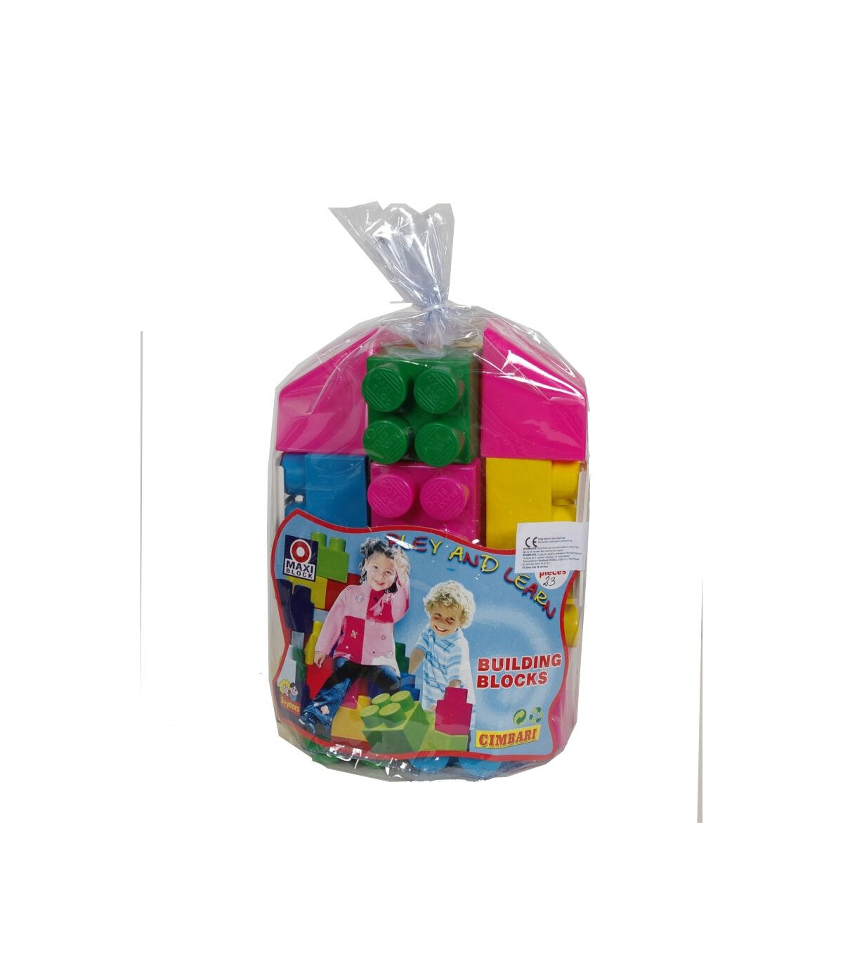 CONSTRUCTOR 23 PARTS LARGE ELEMENTS CIMBARI - BUILDING BLOCKS