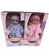 DOLL BABY WITH WINTER CLOTHES AND BLINKING EYES 2 COLORS Armtoys