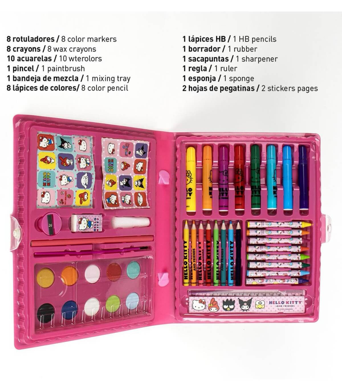 LARGE HELLO KITTY COLORING SET Cerda