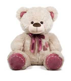 TEDDY BEAR WITH HEART 2 COLORS 40 CM - Medium