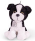 PLUSH DOG WITH MEDALLION 26 CM BLACK/BROWN Amek toys
