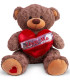 PLUSH BEAR WITH HEART 2 COLORS 60 CM Amek toys