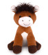 PLUSH DONKEY 45 CM BROWN Amek toys