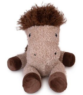 PLUSH HORSE 45 CM BEIGE/ECRU Amek toys