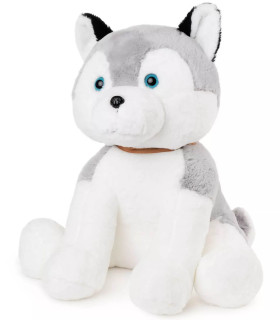 PLUSH HUSKY DOG 55 CM Amek toys