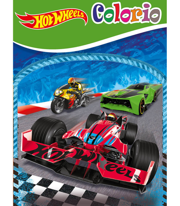 HOT WHEELS COLORING BOOK 32 PAGES 4 TYPES Boek Specials Nederland bv