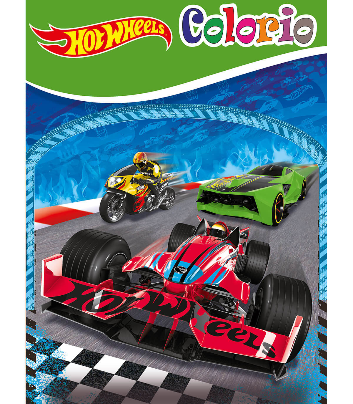 HOT WHEELS COLORING BOOK 32 PAGES 4 TYPES Boek Specials Nederland bv
