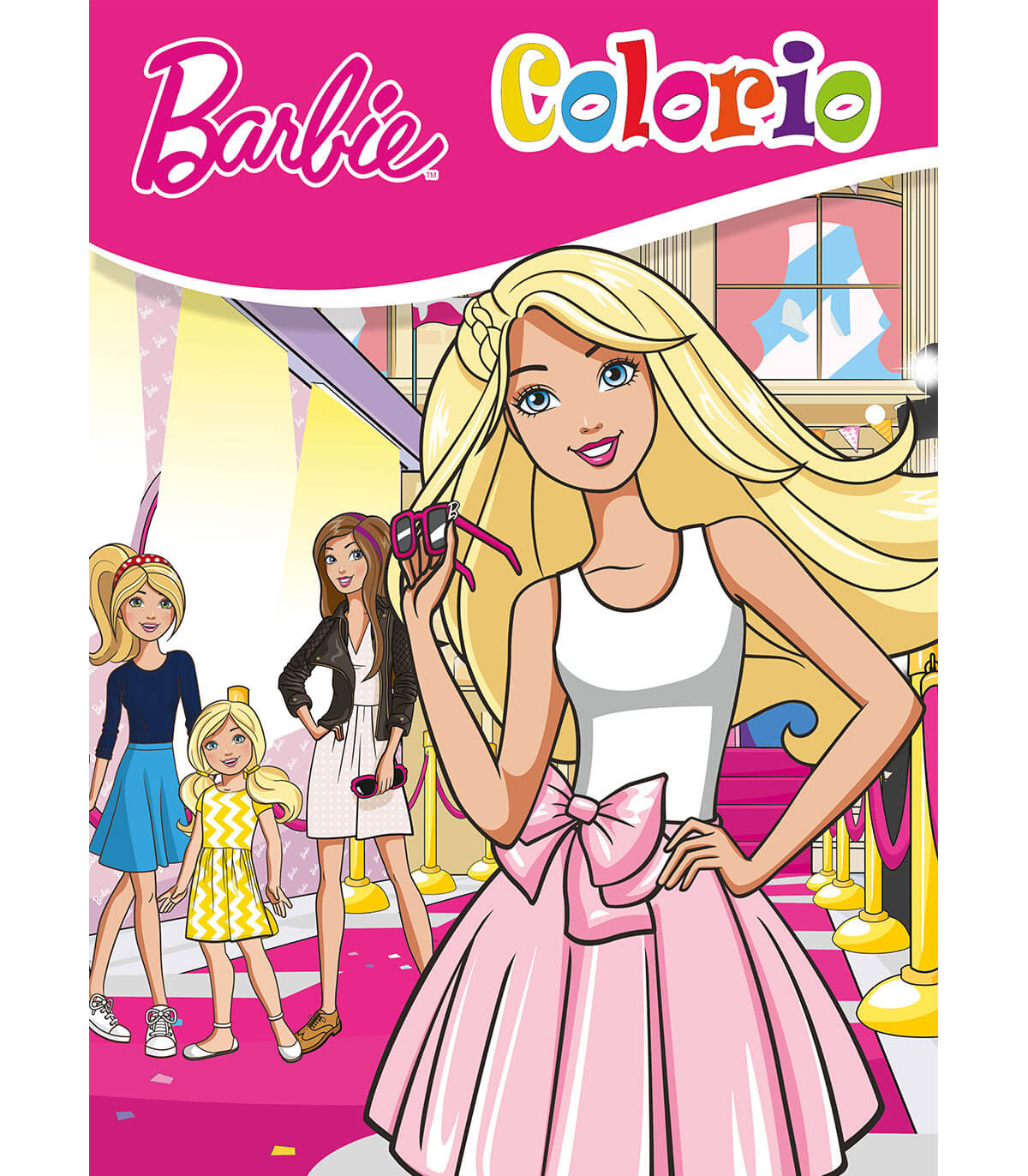 BARBIE COLORING BOOK 32 PAGES 4 TYPES Boek Specials Nederland bv