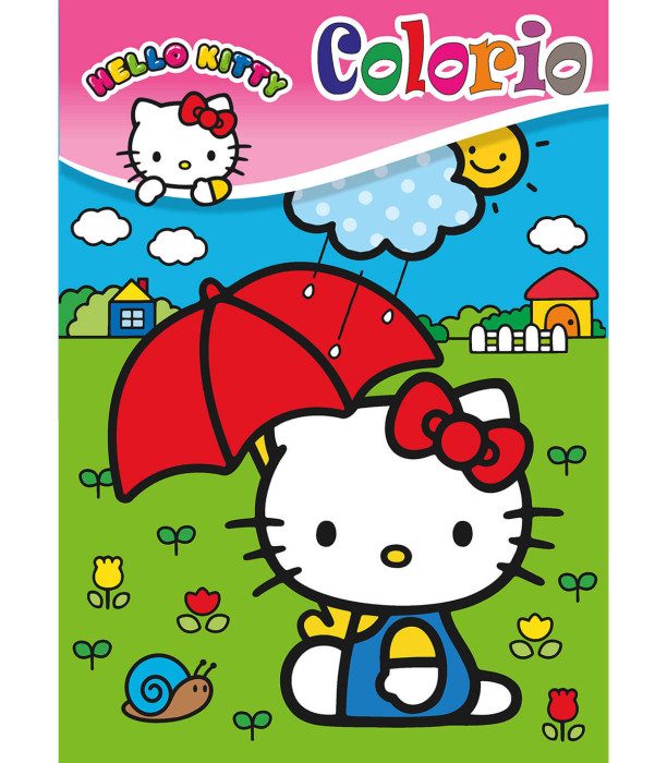 HELLO KITTY COLORING BOOK 32 PAGES 4 TYPES Boek Specials Nederland bv