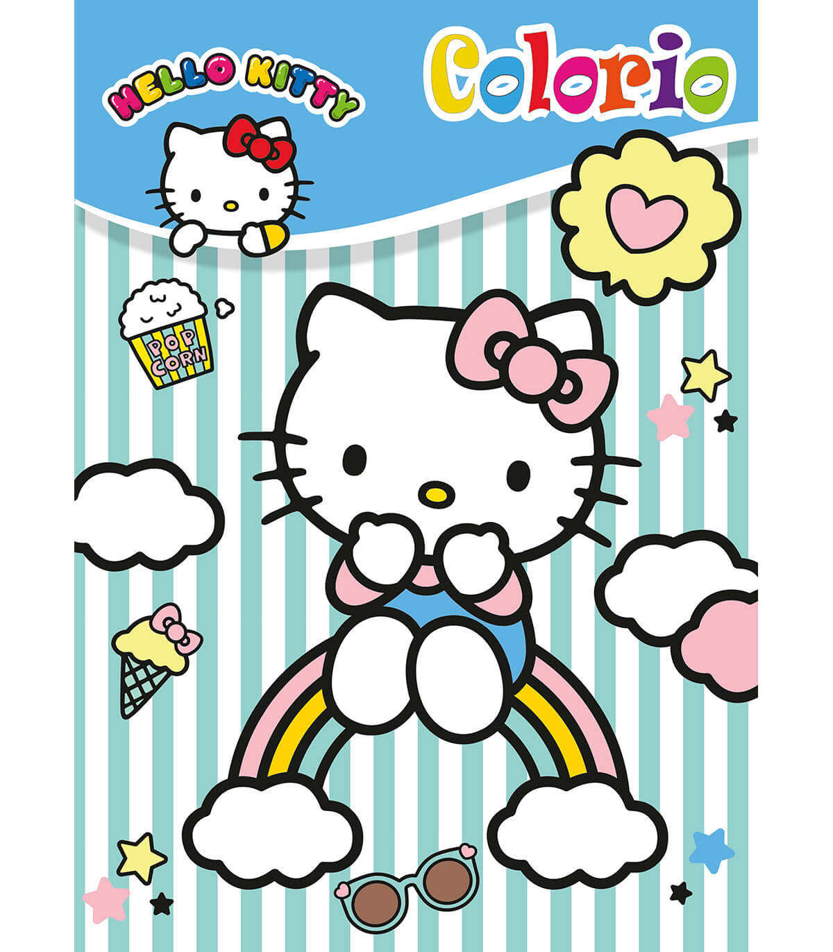 HELLO KITTY COLORING BOOK 32 PAGES 4 TYPES Boek Specials Nederland bv