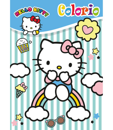 HELLO KITTY COLORING BOOK 32 PAGES 4 TYPES Boek Specials Nederland bv