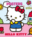 LARGE COLORING BOOK ALBUM + HELLO KITTY STICKERS 32 PAGES