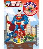 COLORING BOOK + STICKERS WARNER BROS HEROES 32 PAGES 6 TYPES Boek Specials Nederland bv