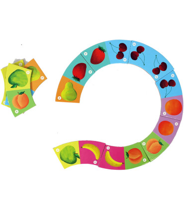 CHILDREN'S CURVED DOMINO WITH PICTURES 4 TYPES Europrice
