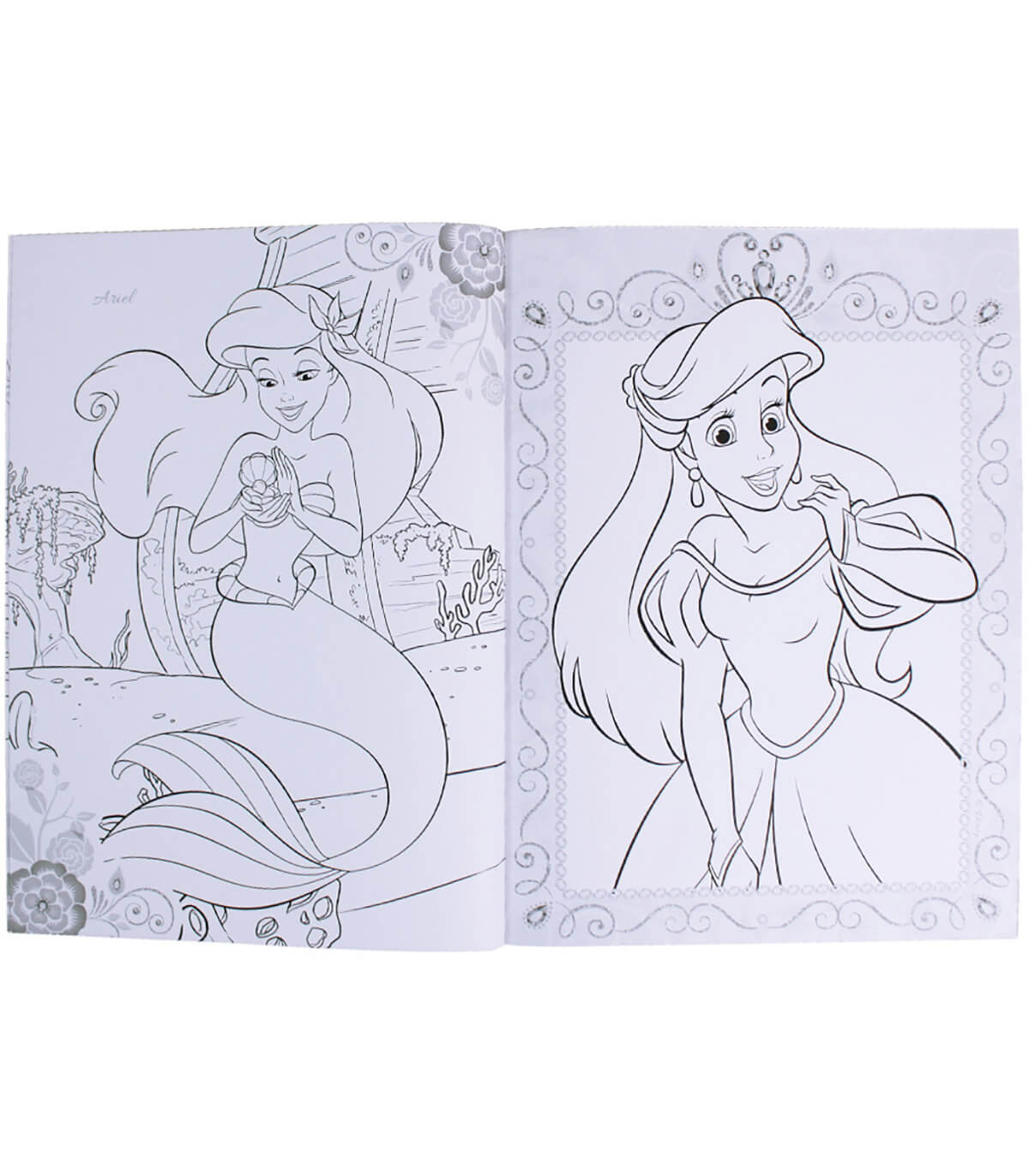 DISNEY PRINCESS COLORING BOOK 24 PAGES + 1000 DIAMOND STICKERS 4 TYPES Europrice