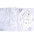 DISNEY PRINCESS COLORING BOOK 24 PAGES + 1000 DIAMOND STICKERS 4 TYPES Europrice