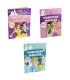 DISNEY PRINCESS COLORING BOOK 16 PAGES + 3 TYPES OF STICKERS Europrice