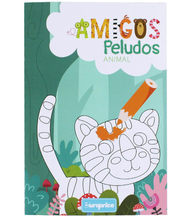 CHILDREN'S PUZZLE 4 IN 1 WITH LARGE PIECES + COLORING BOOK 4 TYPES Europrice