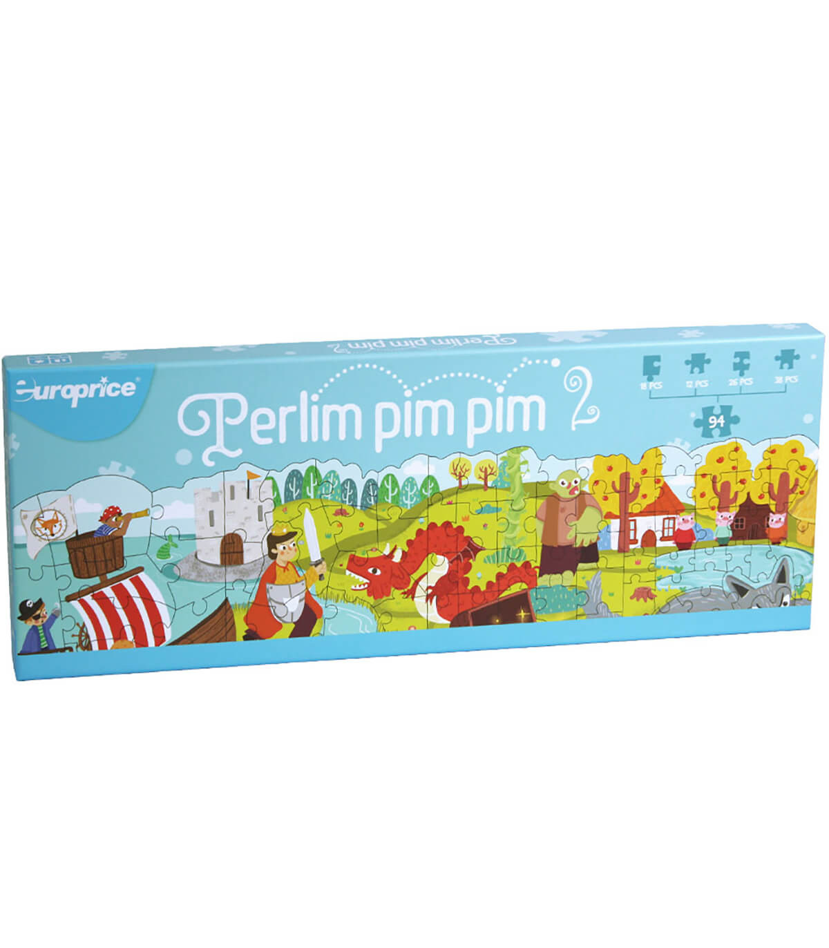 CHILDREN'S PUZZLES 4 IN 1 PERLIM PIM PIM 2 TYPES Europrice