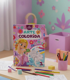 NOTEBOOK COLORING BOOK DISNEY ARTE COLORIDA 64 PAGES 4 TYPES Europrice
