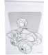 NOTEBOOK COLORING BOOK DISNEY CHARACTERS 96 PAGES 5 TYPES Europrice