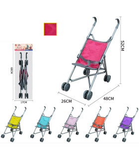 METAL DOLL STROLLER 6 COLORS Armtoys