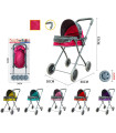 WINTER DOLL STROLLER 3 COLORS