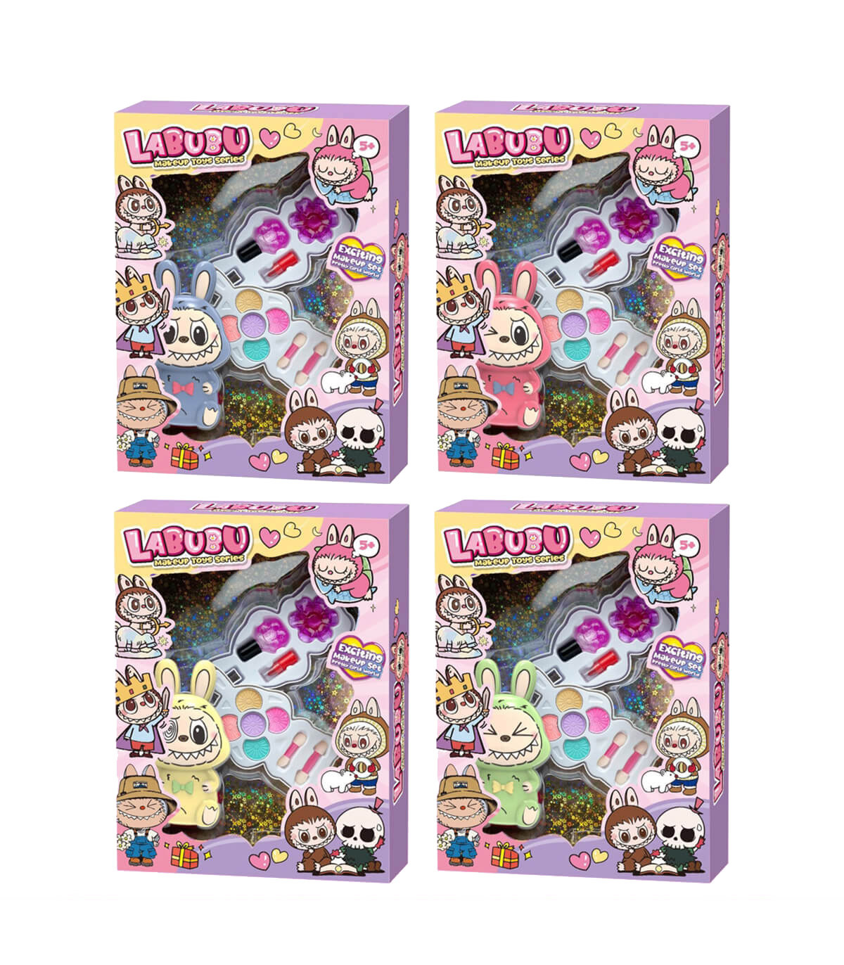 CHILDREN'S MAKEUP AND NAIL POLISH SET IN LABUBU BOX Armtoys