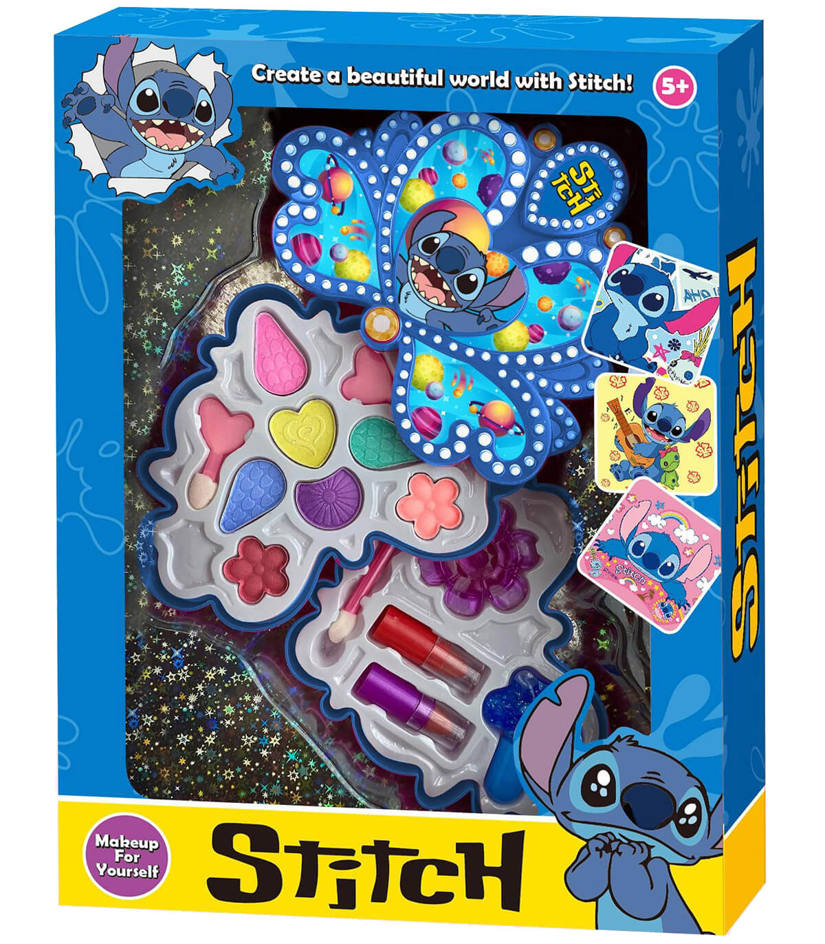 CHILDREN'S TWO-STORY MAKEUP IN A STITCH BOX Armtoys