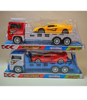 CHILDREN'S SET TRUCK CARRIES SPORTS CAR IN BLISTER 32 CM Armtoys