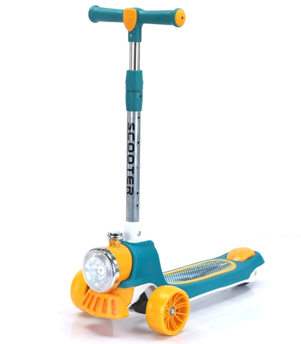 CHILDREN'S SCOOTER WITH LIGHT-UP HEADLIGHT 3 COLORS Armtoys