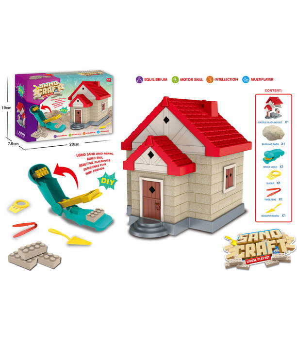 CHILDREN'S MAGIC SAND - HOUSE Armtoys