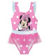 CHILDREN'S ONE-PIECE MINNIE SWIMSUIT WITH POLKA DOTS AND TULLE 3-7 YEARS. Cerda